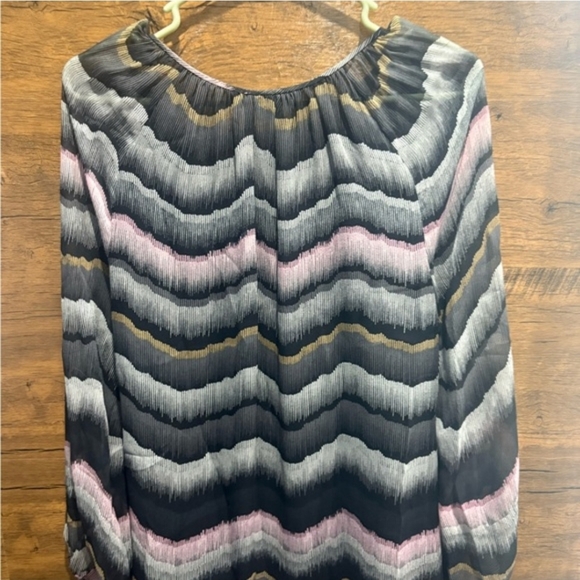 Diane Von Furstenberg Saylor Pastel Stripe Blouse Sz 8 MSRP $175 - Picture 11 of 12